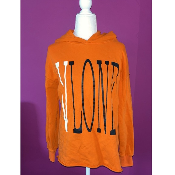 V Lone Other - MENS V Lone Orange Hoodie